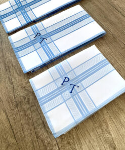 Captain Jack | Stofftaschentuch für Herren mit Initialen PT