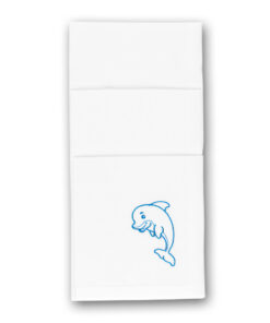 Lustiger Delphin – Stofftaschentuch für Kinder