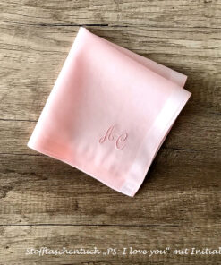 P.S.: I love you - Stofftaschentuch für Damen