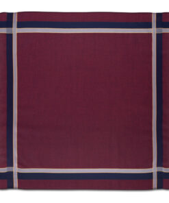 Schnupftabak und Tradition - Stofftaschentuch für Herren (offen - rot)