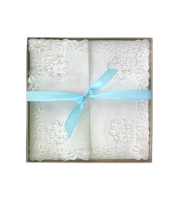 Schweizer Spitze - Stofftaschentuch für besondere Anlässe (Hochzeiten, festliche Anlässe, Geburten)