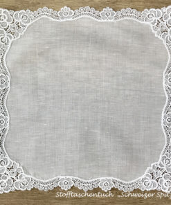 Schweizer Spitze - Stofftaschentuch für besondere Anlässe