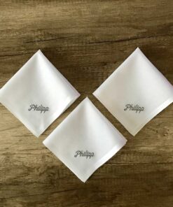 Sie & Er - Stofftaschentuch für Damen mit Vorname Philipp