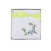 Veilchen - Besticktes Stofftaschentuch für besondere Anlässe