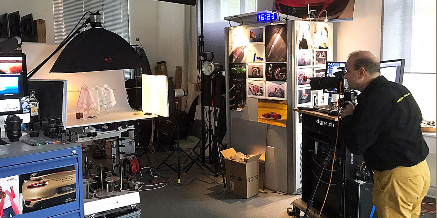 Stofftaschentuch-Fotoshooting mit Donato Gilio von dg photo creator