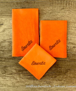 Indian Summer - Stofftaschentuch für Damen (Vornamen "Emerita")