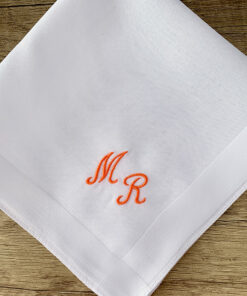 First Class | Stofftaschentuch für Herren - Limitierte Edition (Initialen MR)
