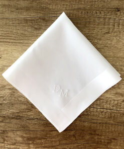 First Class | Stofftaschentuch für Herren - Limitierte Edition (Initialen DM)