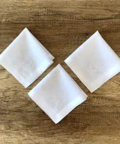 Ladylike - Stofftaschentuch für Damen - Initialen SV