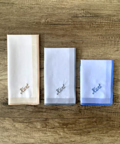 Natur pur | Stofftaschentuch für Herren (Vorname Kurt)