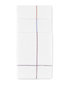 Sportliche, feine Linien - Stofftaschentuch für Herren