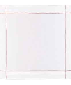 Sportliche, feine Linien - Stofftaschentuch für Herren (offen / gelb)