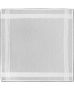 Gentleman - Stofftaschentuch für Herren (offen / grau)