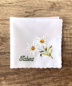 Heimatliebe - Stofftaschentuch für besondere Anlässe (Vorname: Tabea)