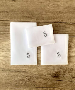 Madame Eleonore | Stofftaschentuch für Damen mit Monogramm S